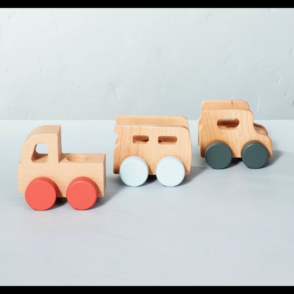 Hearth and Hand Wooden Toy Car Set
